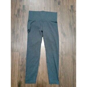 Old Navy extra High Waisted 7/8 Length Leggings Women's Size Medium Heather Gray